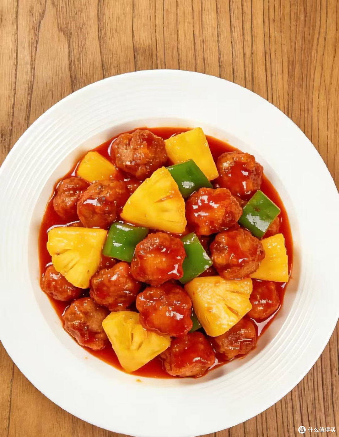 春日酸甜开胃菜,菠萝咕咾肉