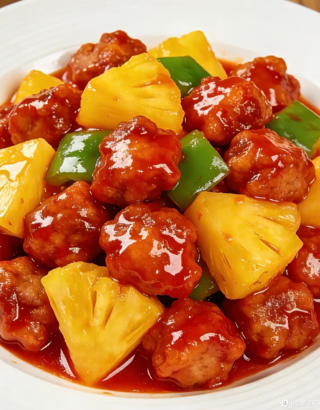 春日酸甜开胃菜,菠萝咕咾肉