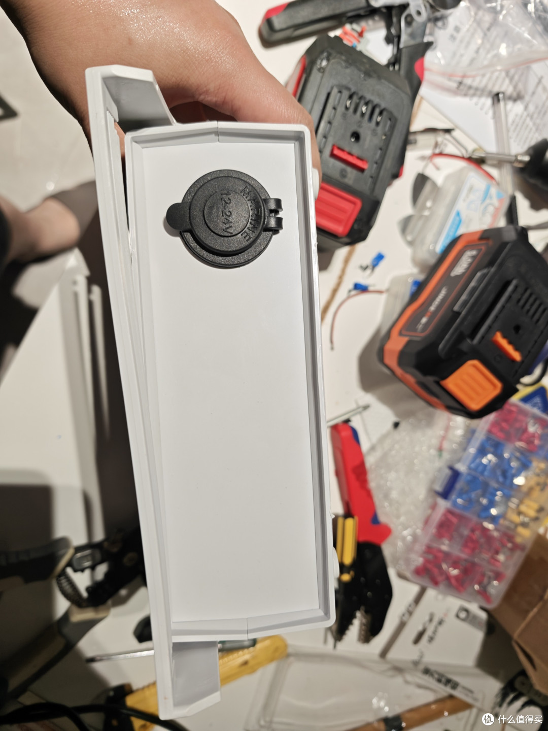 21v转12v，凌匠打气泵改无线，电动工具电池转12v，工具改有线