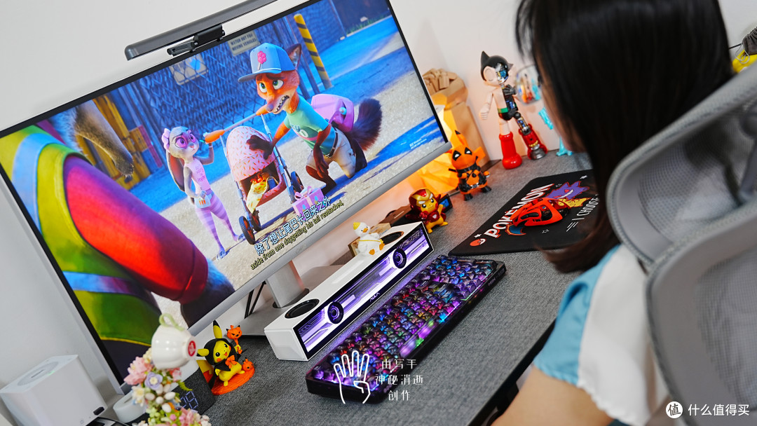 炫彩桌搭、声色动听,沉浸体验狼蛛GS8桌面音箱的缤纷氛围