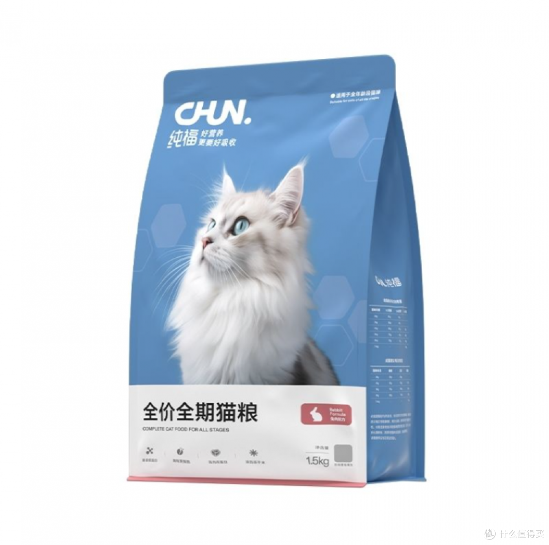纯福长肉猫粮用了2个月，96元/1.5kg起的完整记录