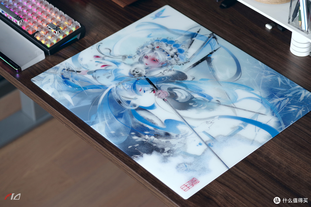 虎符（ESPTIGER）山海V2“压胜”悬浮包边垫、“雪竹”超薄玻璃垫