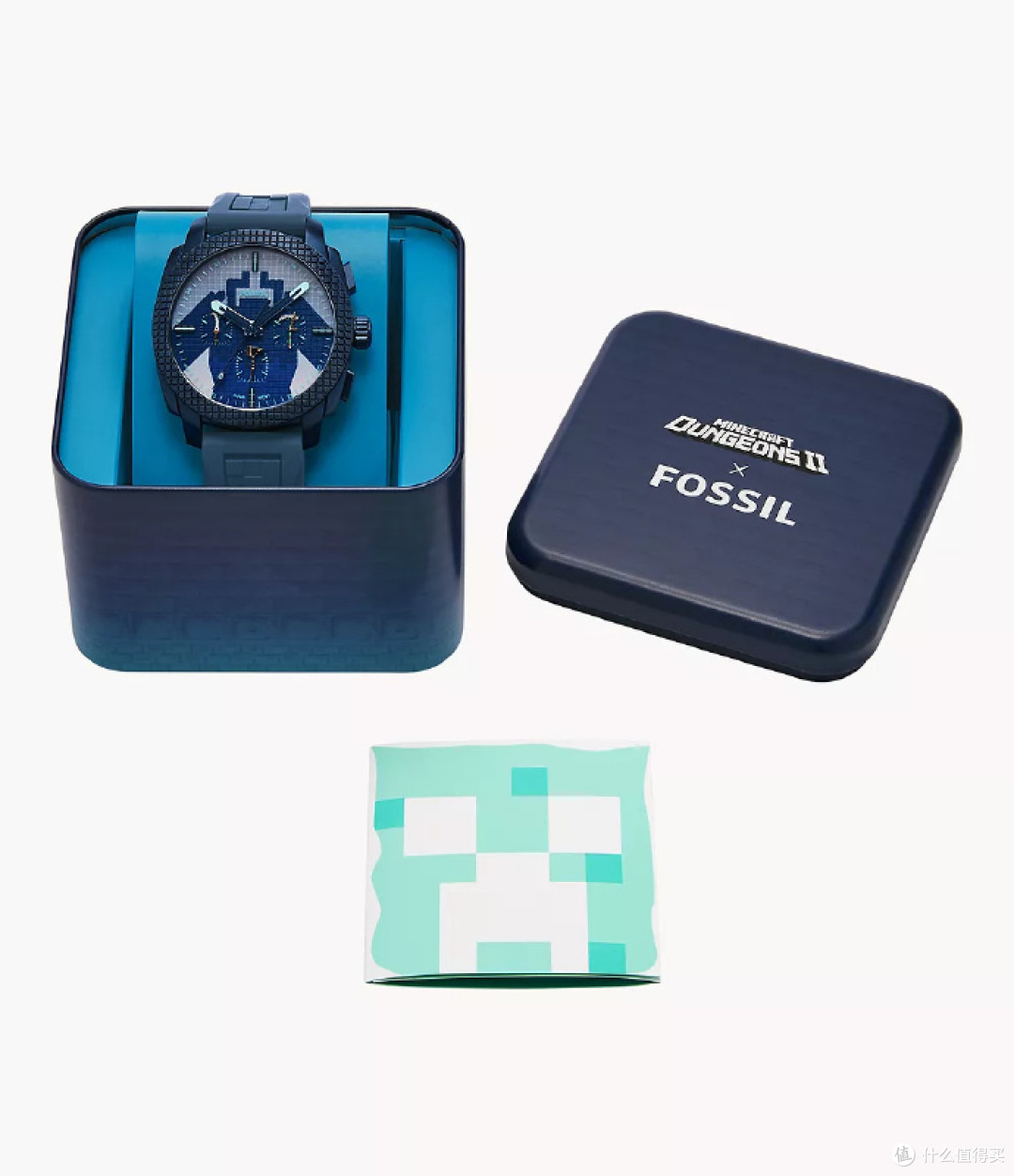 Fossil×《我的世界》二弹联名腕表明日开售,下界和末地戴上手腕