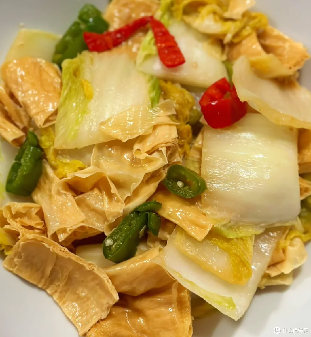腐竹烧白菜,慢炖吸汁,家常做法吃出温润鲜感