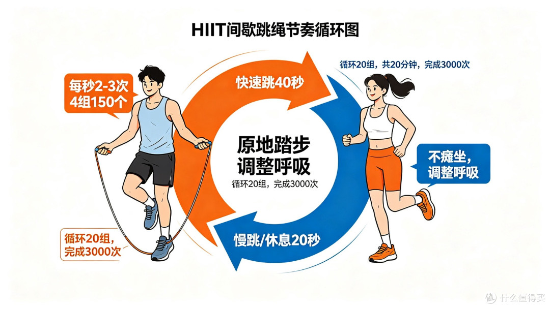一根跳绳月瘦10斤:30分钟3000个HIIT实操攻略,装备不到100块