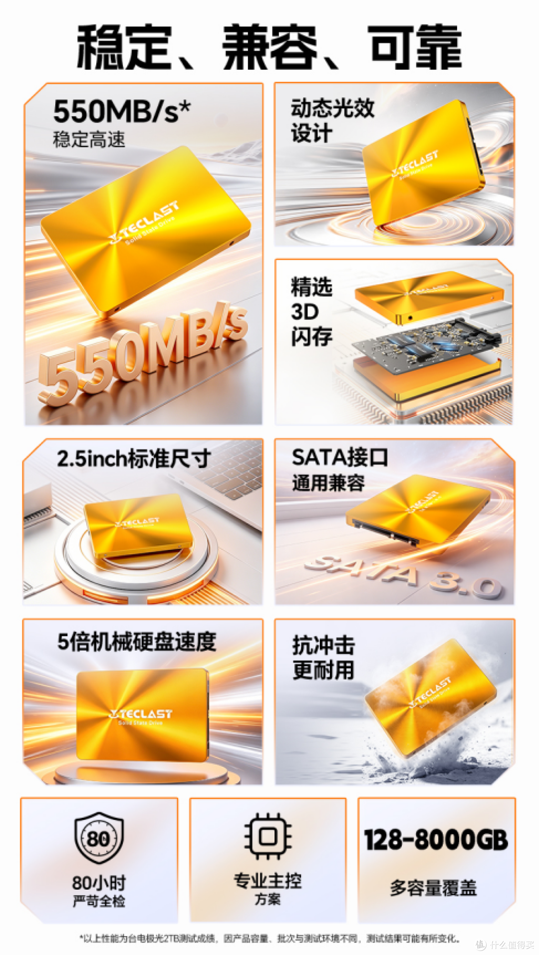 台电极光8TB SATA固态硬盘上市:老平台也能一步到位的仓储方案