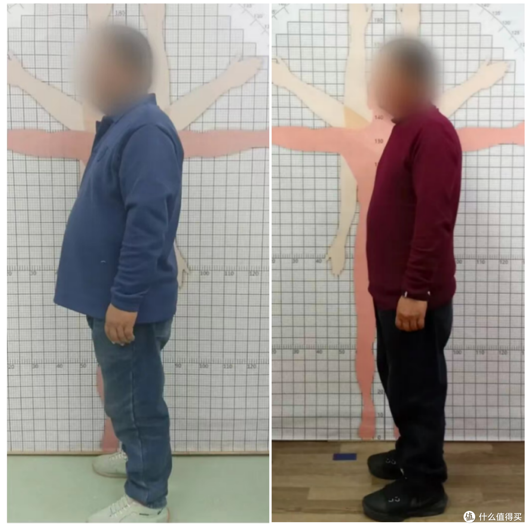 李先生3个月减肥的对比照