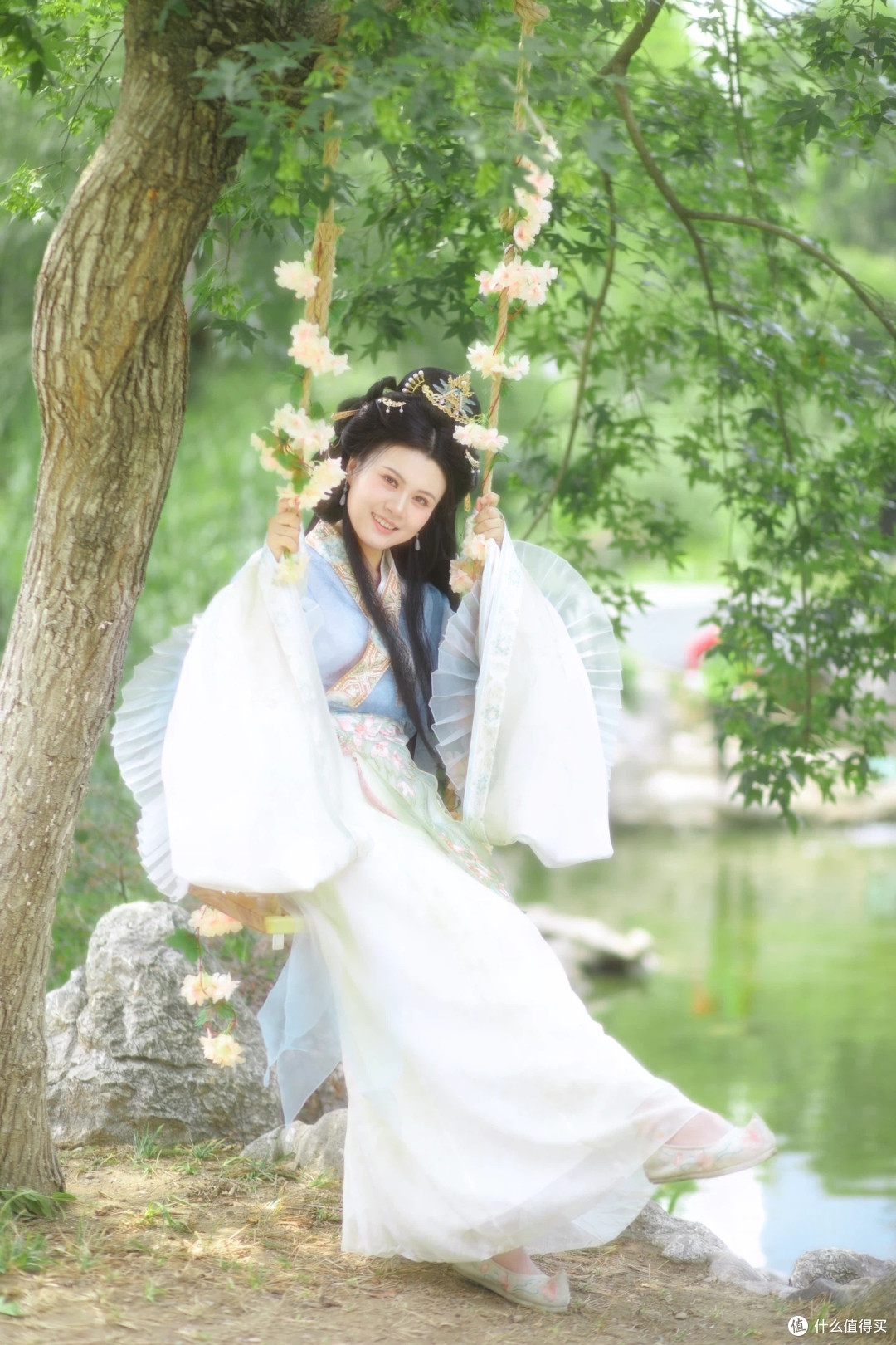 值得买好物|汉服种草|小小仙・魏晋风汉服,入秋的一阕清逸诗篇