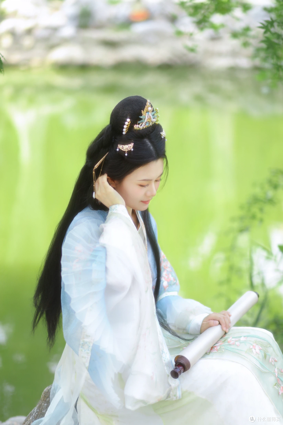 值得买好物|汉服种草|小小仙・魏晋风汉服,入秋的一阕清逸诗篇