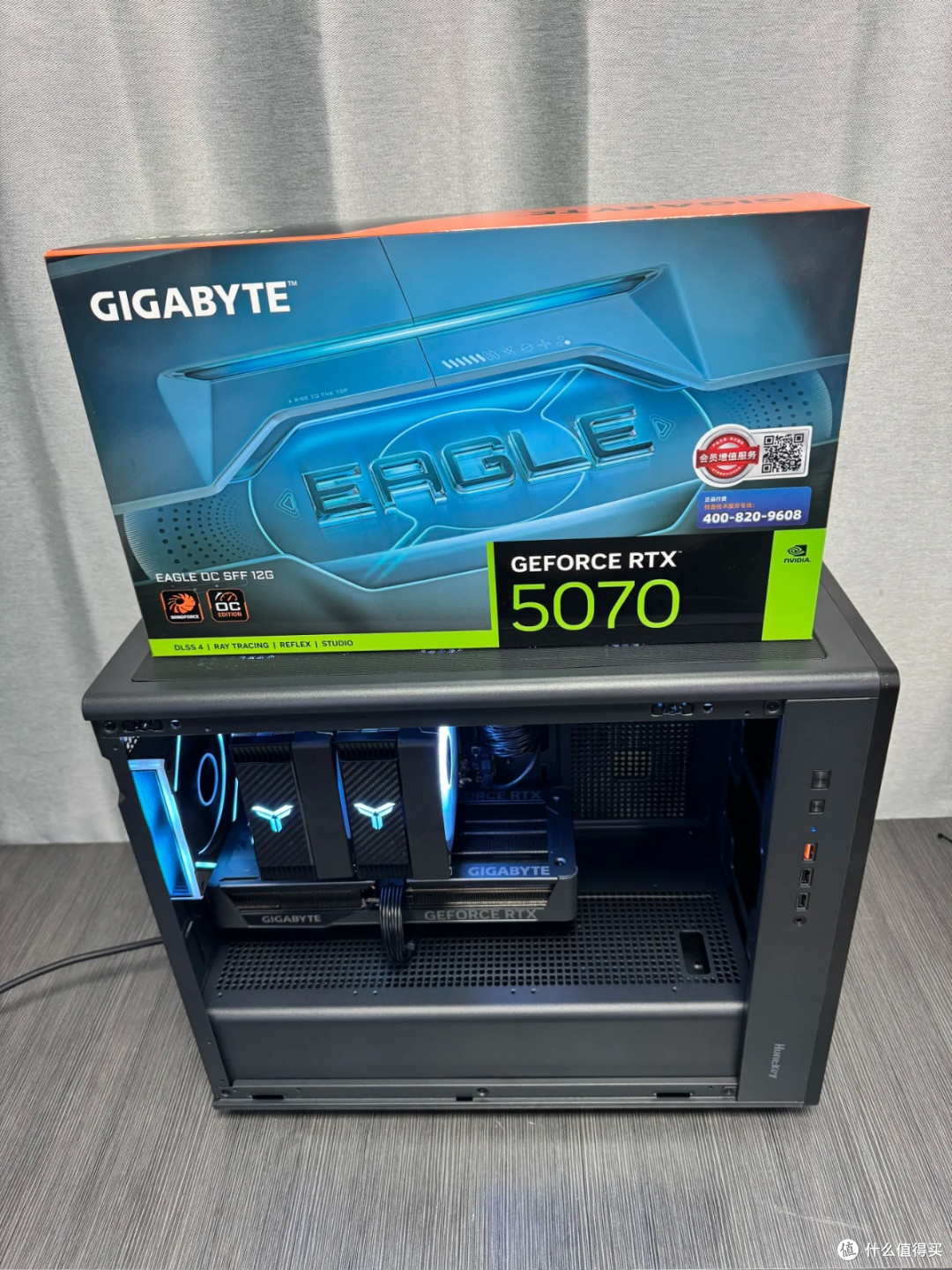 R7‑9700X+技嘉RTX5070猎鹰｜办公游戏双兼顾改造