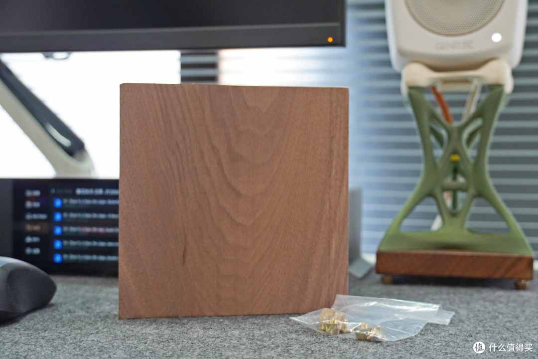手搓真力G1支架底座，3D打印+实木，不到60元平替千元原装支架