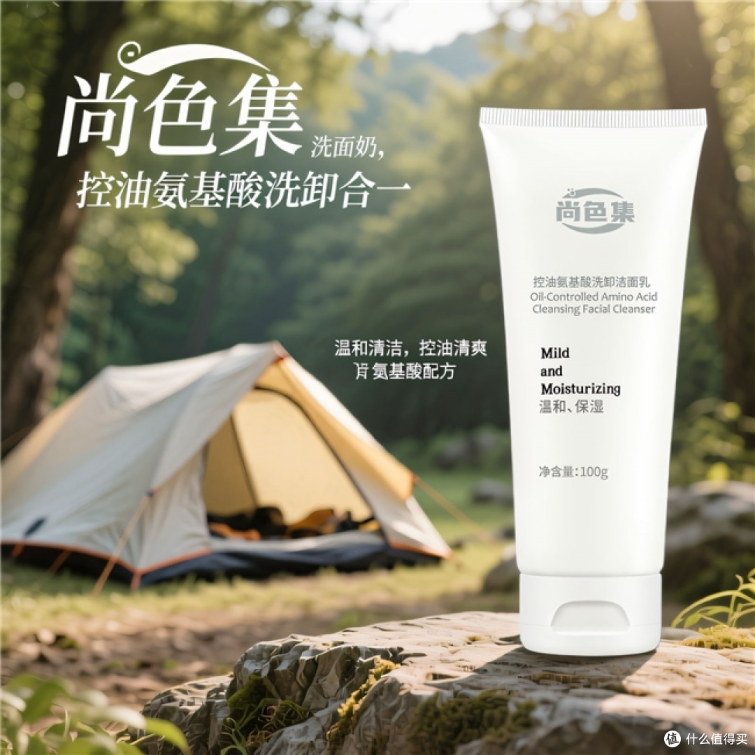 健身后脸又油又黏的男生，氨基酸洗面奶这样选，洗得净不拔干