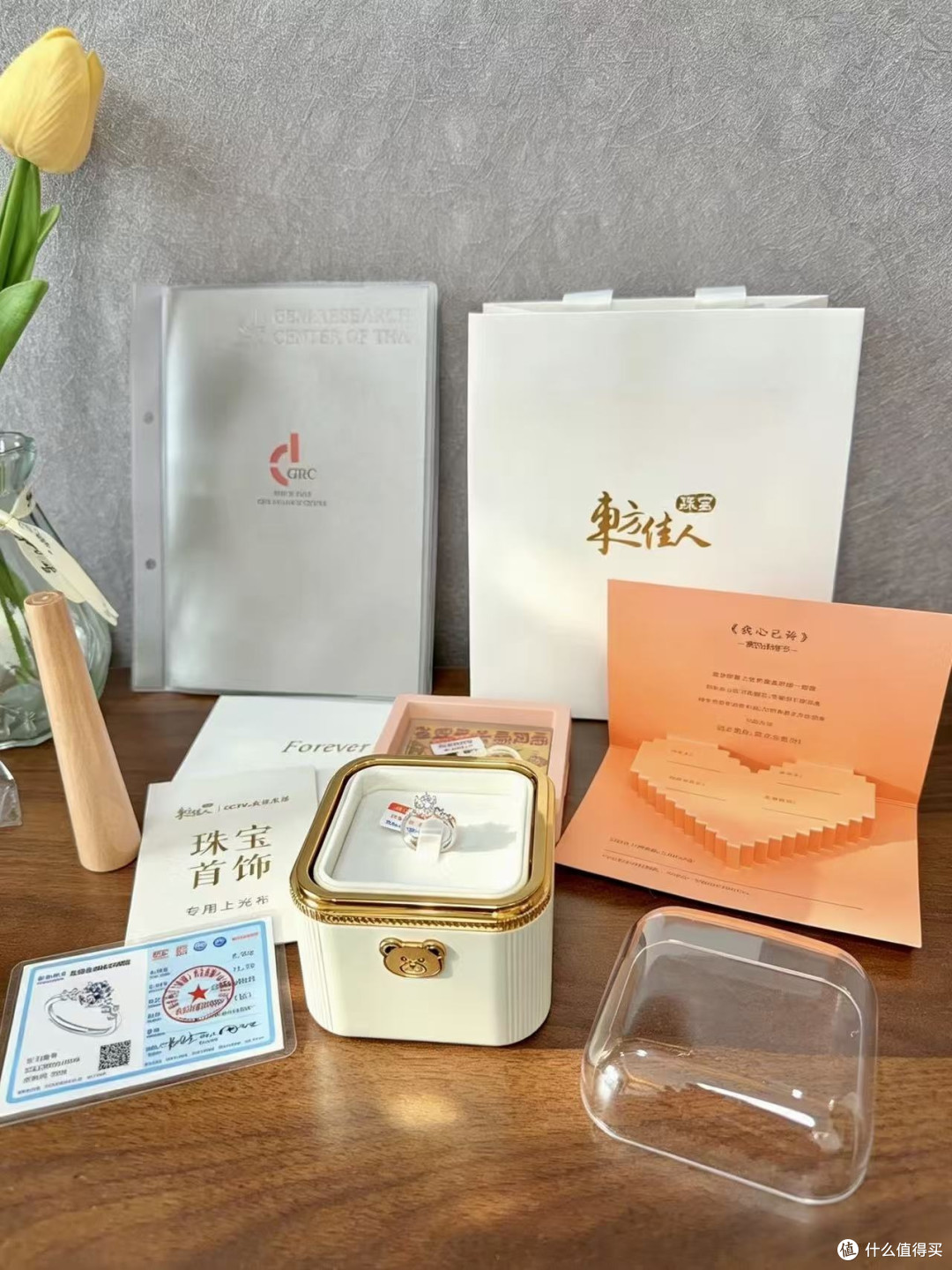 纯银一克拉钻戒,预算友好高级感不减