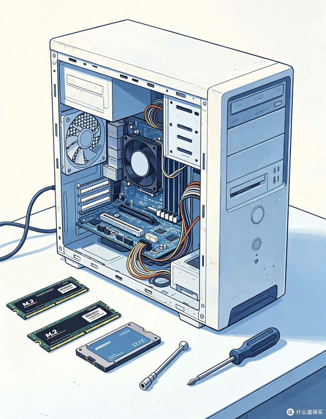 老电脑加内存换SSD，几百块再战三年