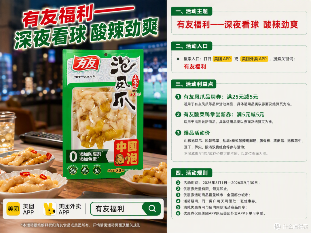 美团搜"有友福利"后,我发现了点外卖的隐藏省钱逻辑