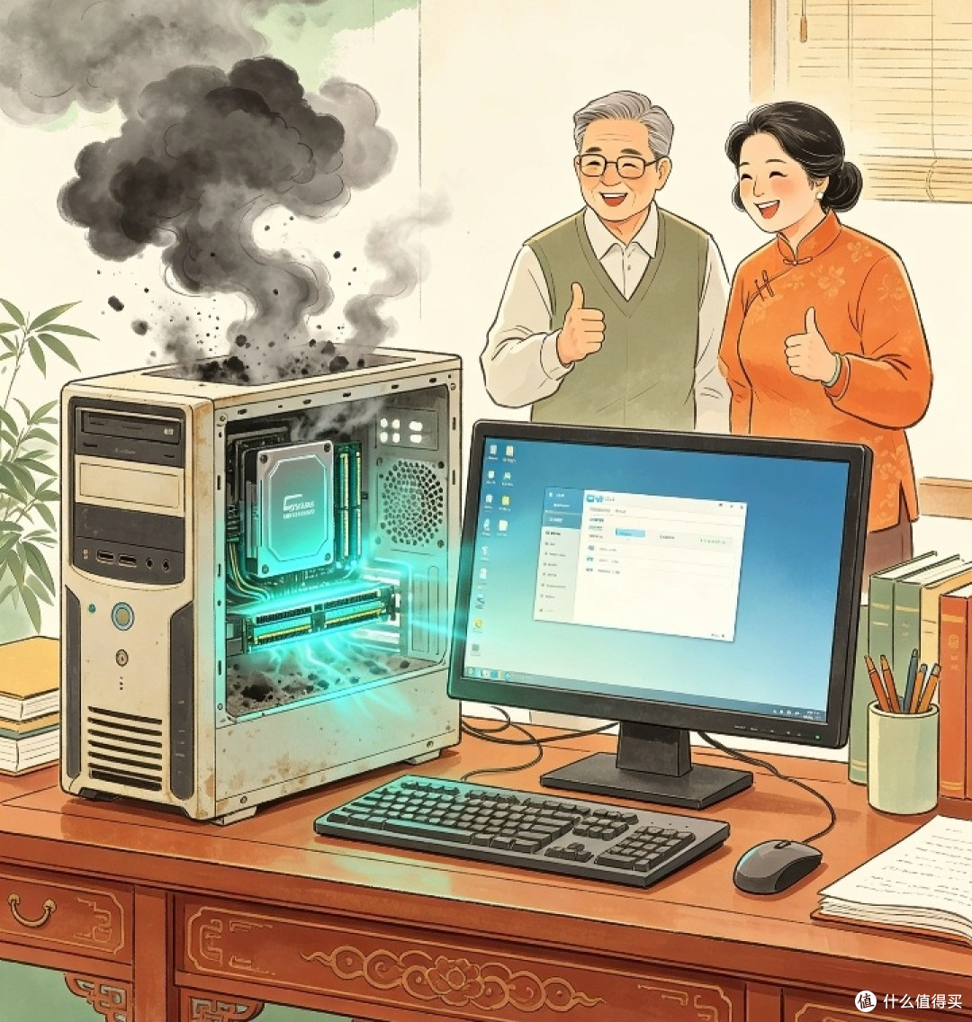 给爸妈翻新旧电脑,老机器焕发第二春