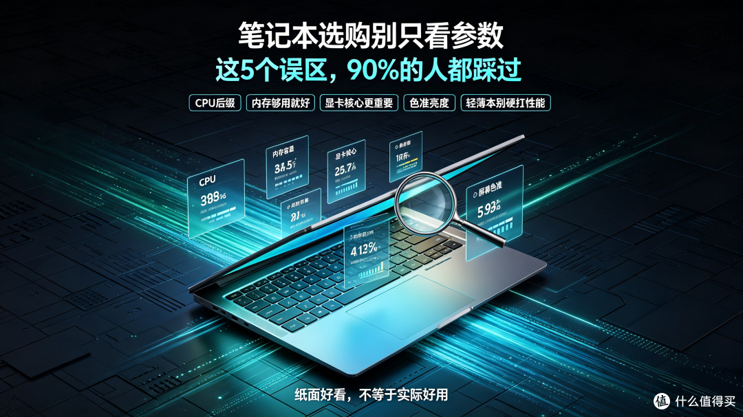 笔记本选购避坑:别被参数迷惑,这5个误区90%的人都踩过