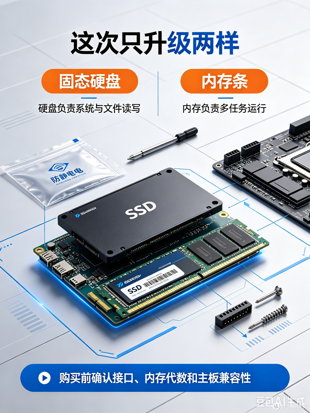 老电脑加内存换SSD,500元让它再战三年