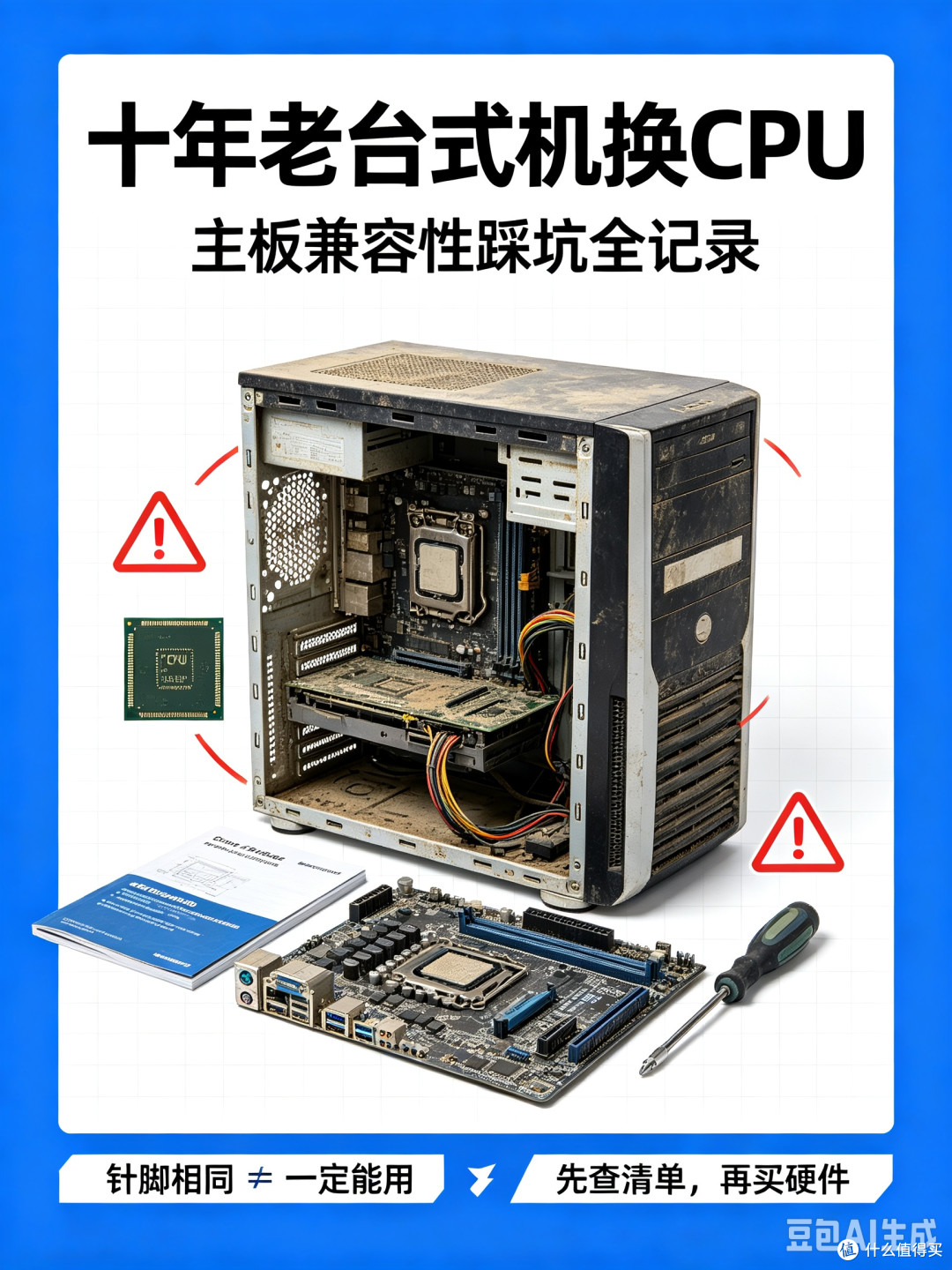 十年老台式机换CPU:主板兼容性踩坑全记录