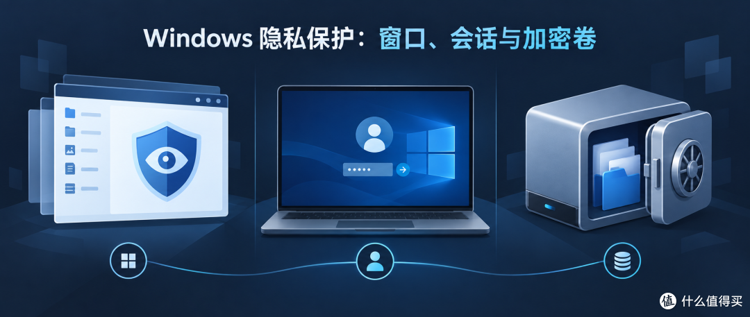 锁屏、老板键和加密软件分别保护什么