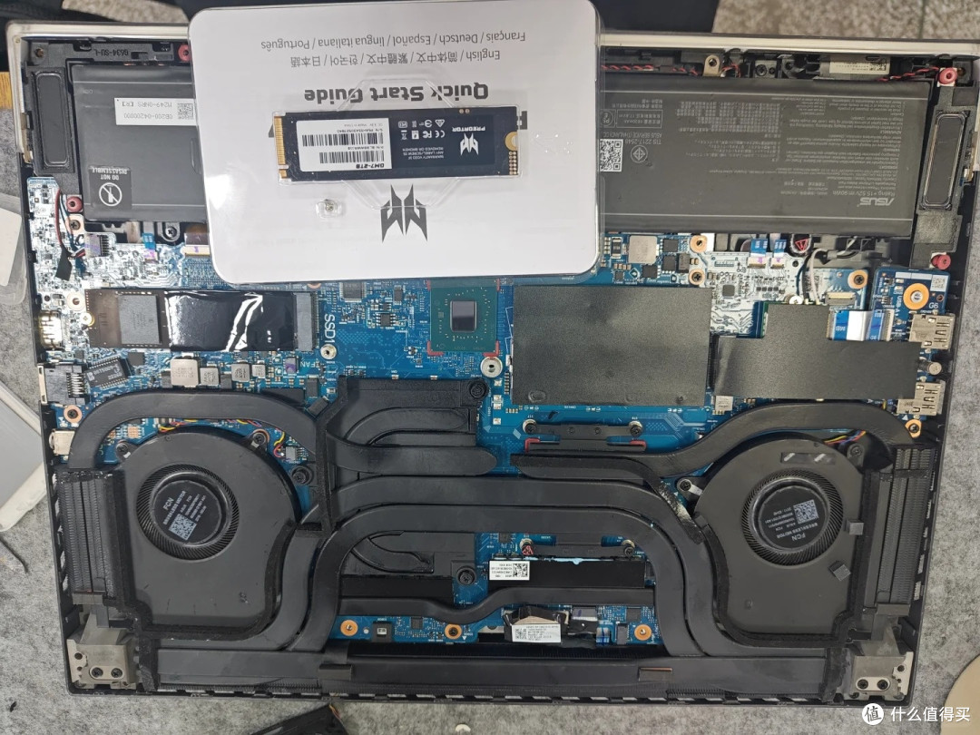 ROG 魔霸新锐清灰换相变片 + 加装固态，液金机型也能放心造