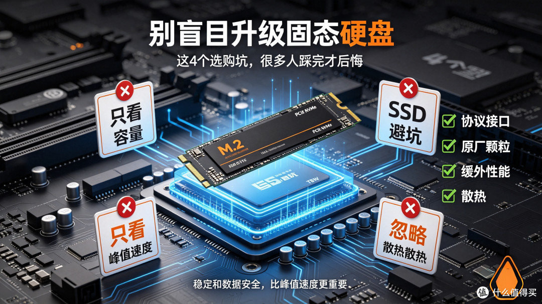 别盲目升级固态硬盘！这4个选购坑，很多人踩完才后悔