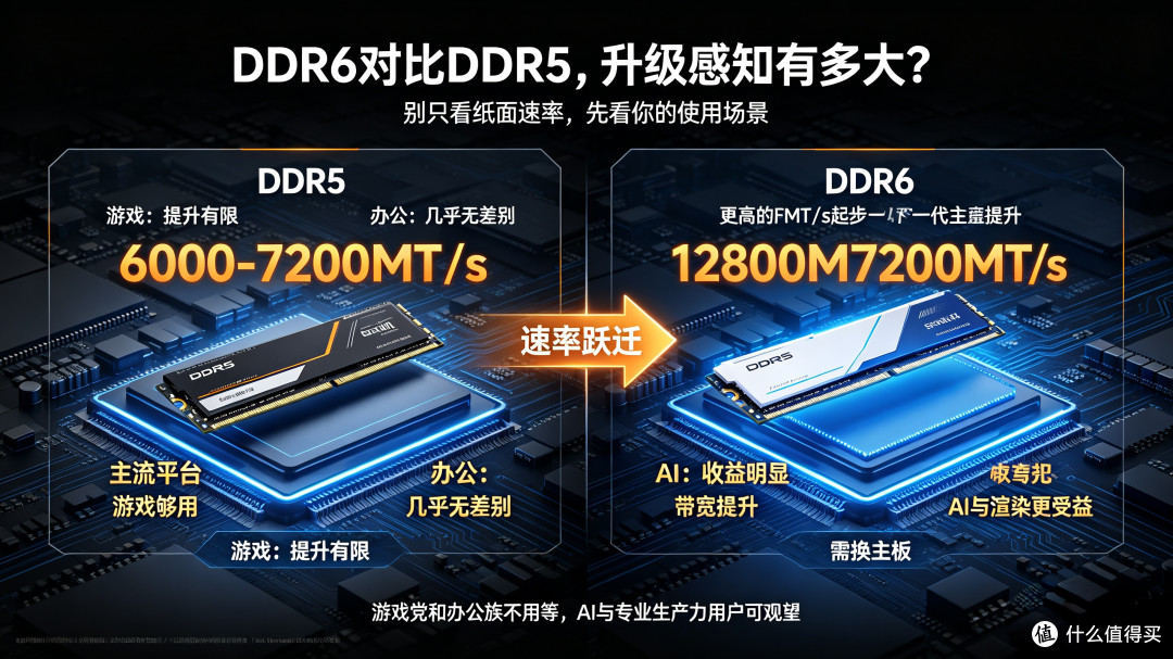 DDR6内存全面解析,对比DDR5,升级感知到底强不强