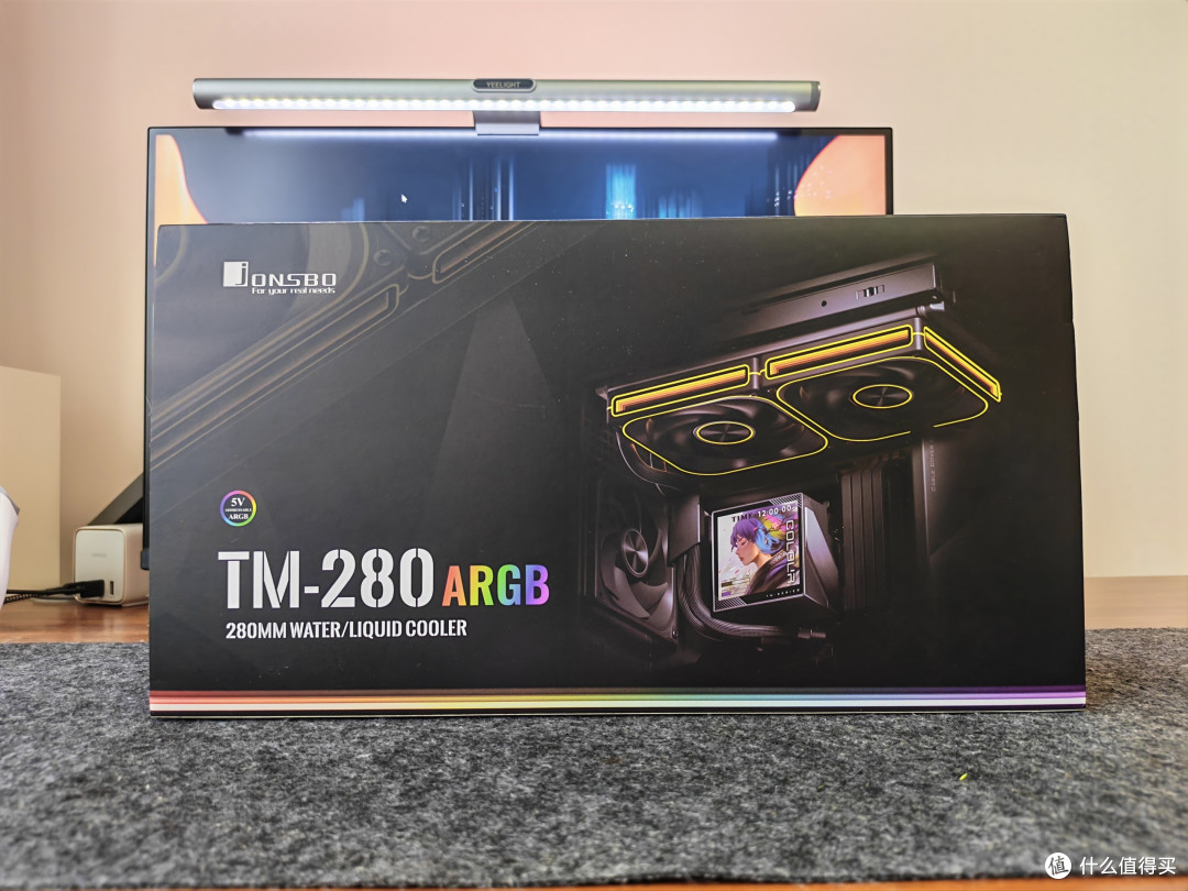 乔思伯D34机箱+TM280水冷+安耐美PK1000W电源,打造电竞小钢炮
