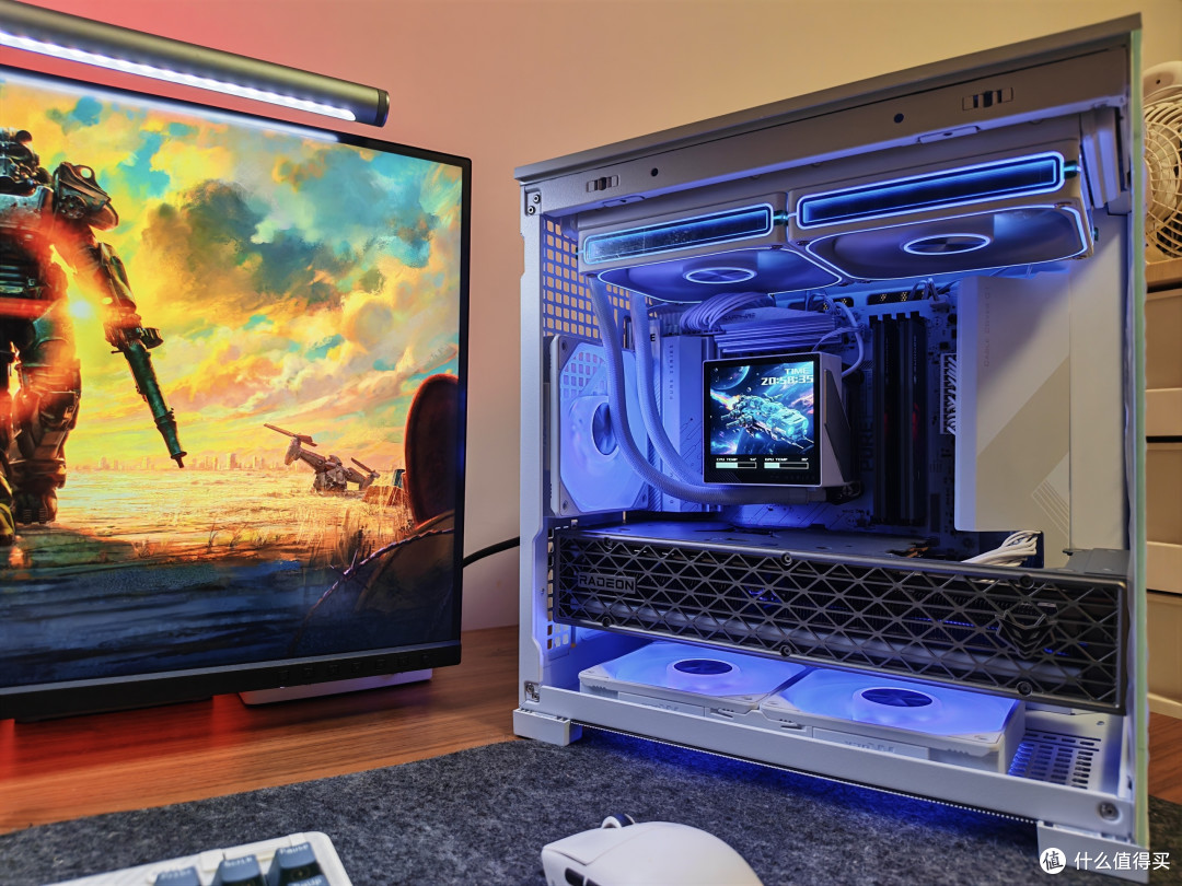 乔思伯D34机箱+TM280水冷+安耐美PK1000W电源,打造电竞小钢炮