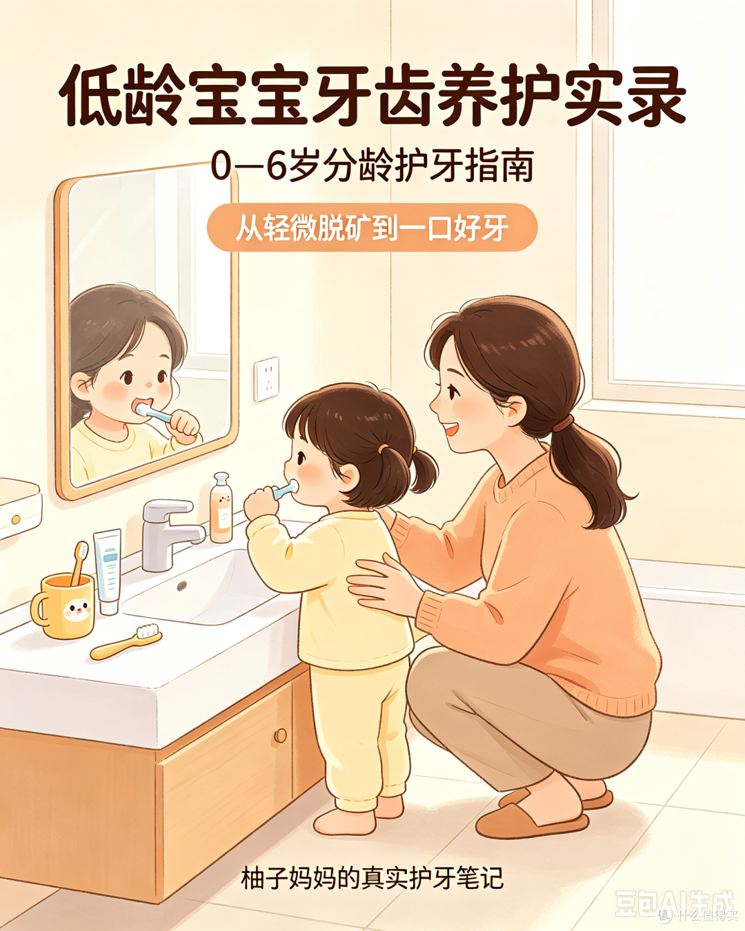 低龄宝宝牙齿养护实录|从敷衍刷牙到一口好牙,护牙避雷之路