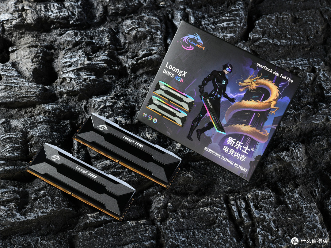 【图赏】CUDIMM 高频猛将!新乐士屠龙勇士 DDR5 RGB 8800MT/s