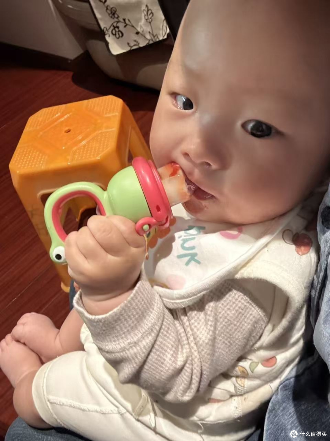 硅胶磨牙棒和咬咬袋二合一,一根搞定多种用途