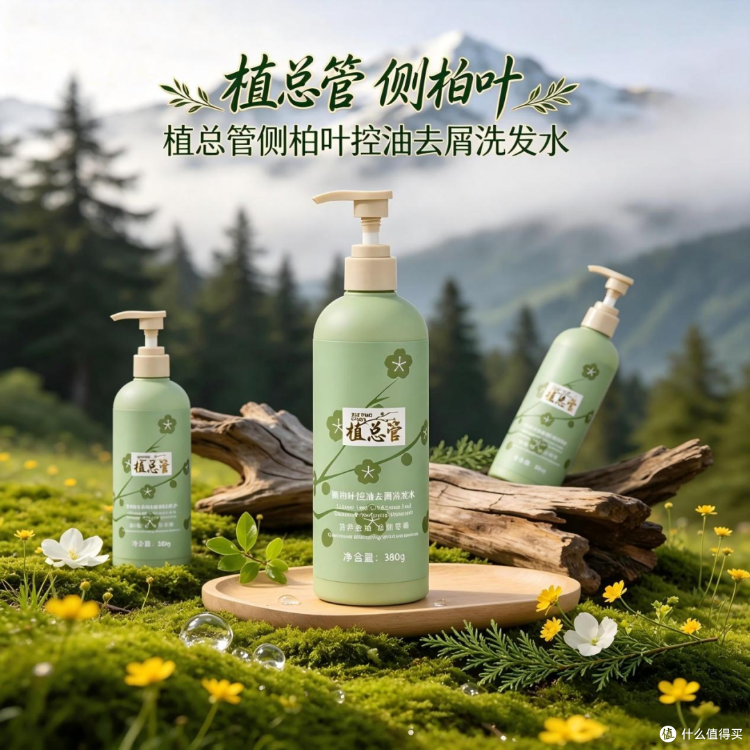 头皮出油快痒起屑,6款国货去屑洗发水,侧柏叶生姜植萃控油止痒