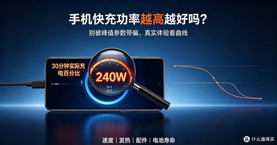 手机快充:功率越高就越好?别被参数营销带偏