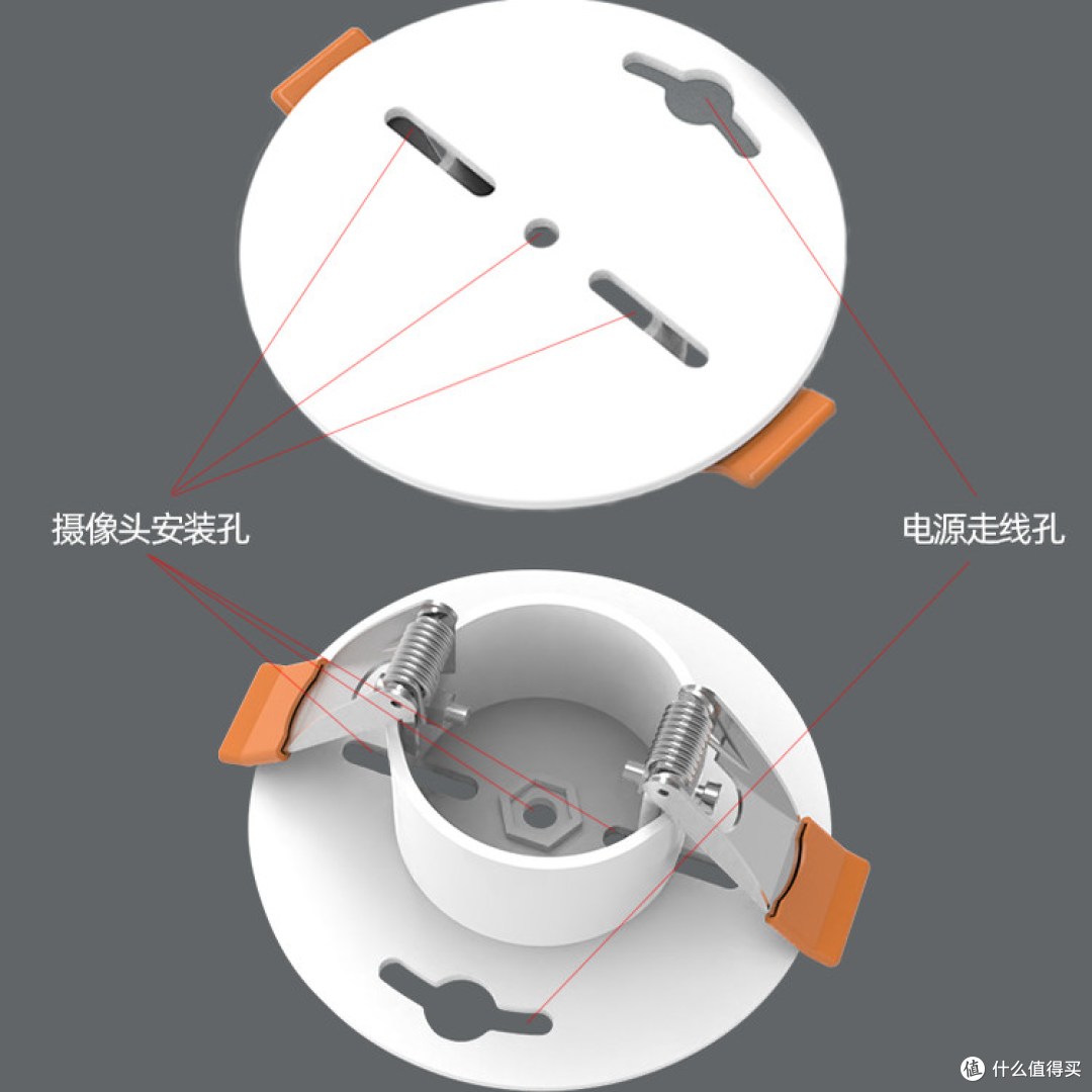 监控吊顶筒灯填孔器晒单:让摄像头完美隐形,附安装避坑指南
