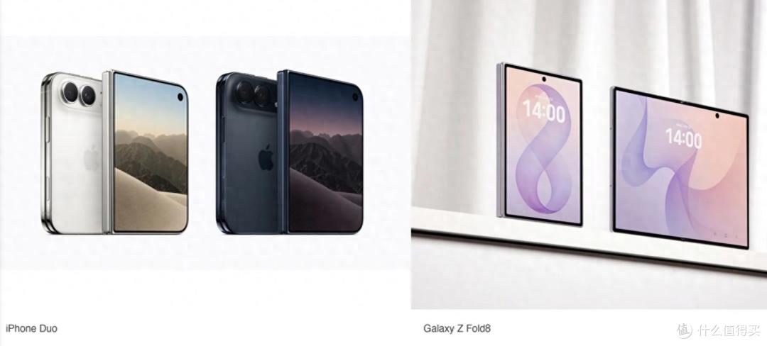iPhone Duo对比三星Fold8:苹果第一次做折叠屏,差距还有多大?
