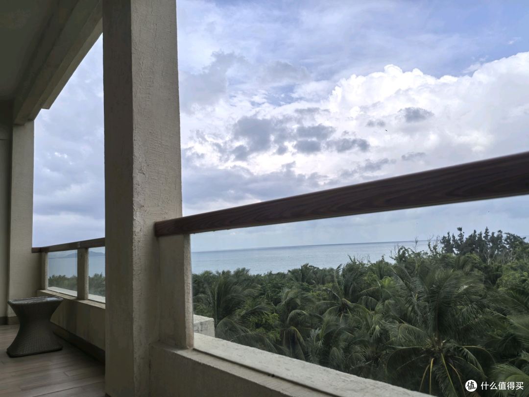 阳台看海