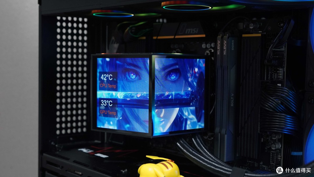 9800X3D散热首选：超频三双境DX360 Pro实测，双屏颜值性能双在线