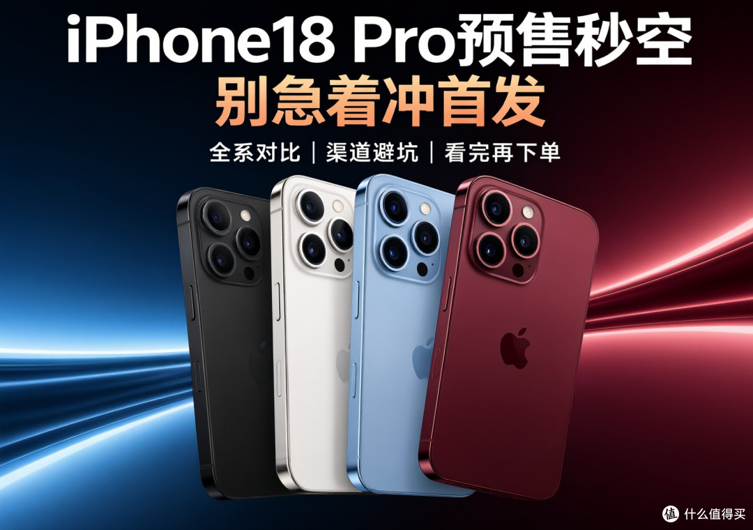 iPhone18 Pro预售秒空!别盲目冲首发|渠道避坑,看完再下单