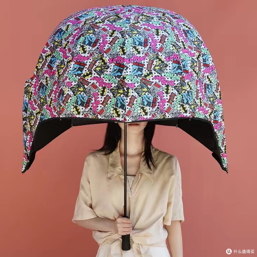 网红头盔伞真实上手|晴雨两用真的太实用了