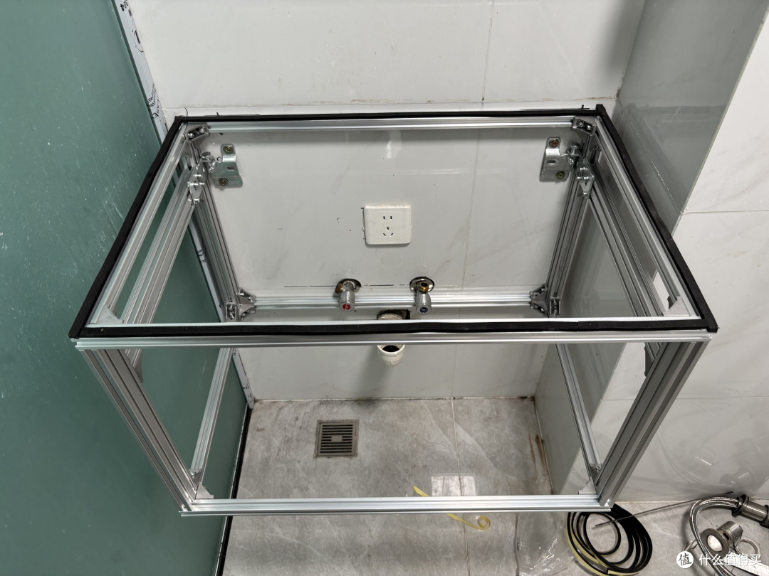 用铝型材DIY浴室柜,240元搞定,商家看了都自己做!