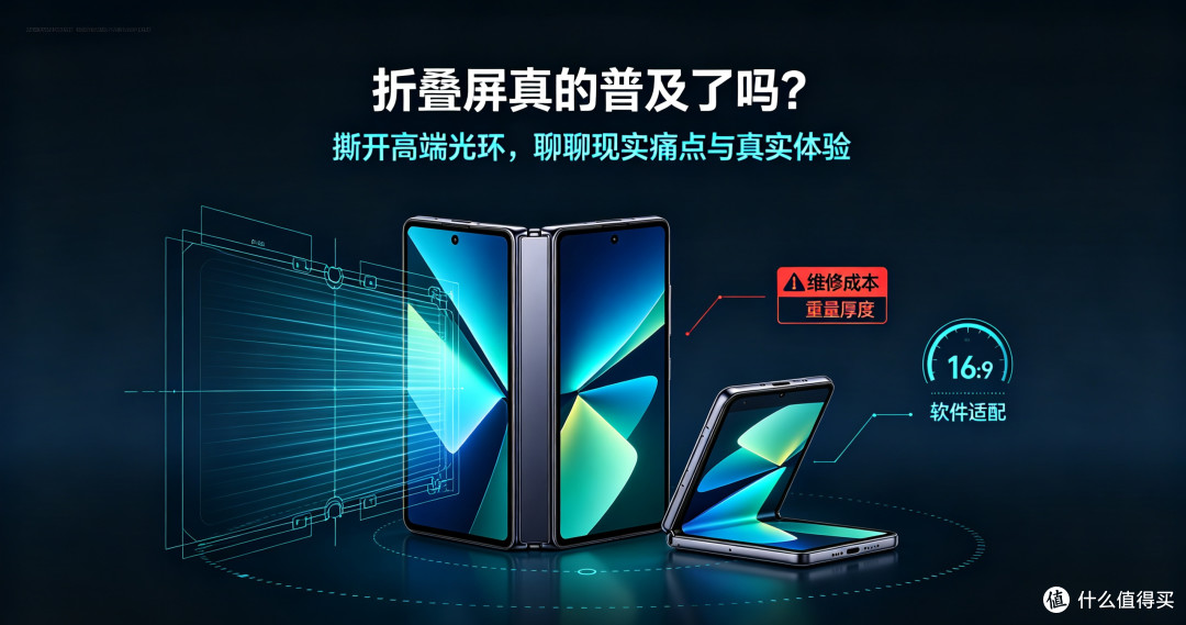折叠屏真的普及了吗？撕开高端光环，聊聊现实痛点与真实体验