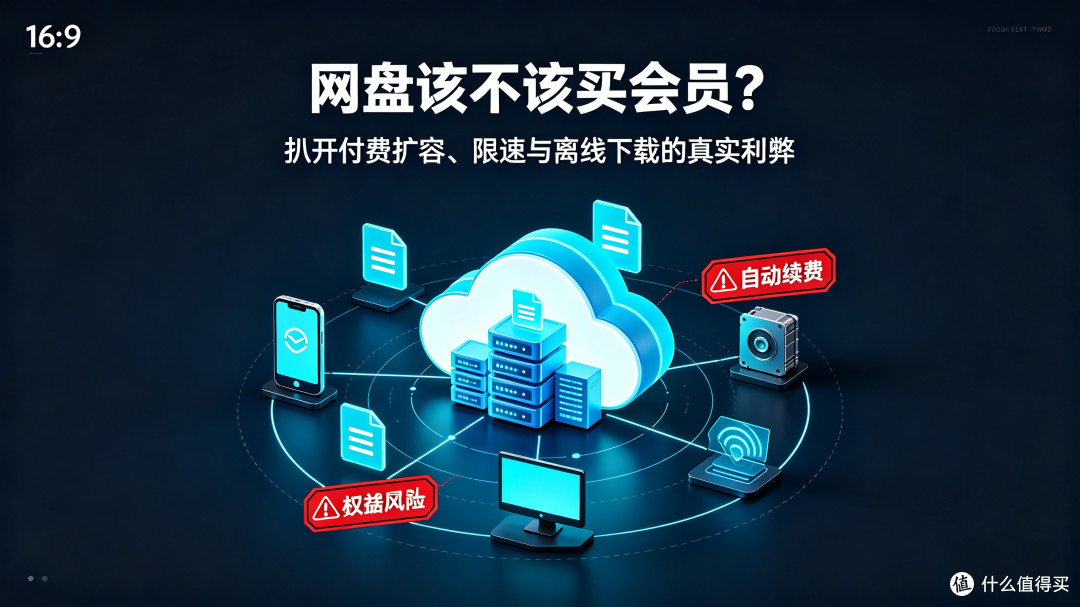 网盘该不该买会员?付费扩容、限速、离线下载,扒开网盘真实利弊