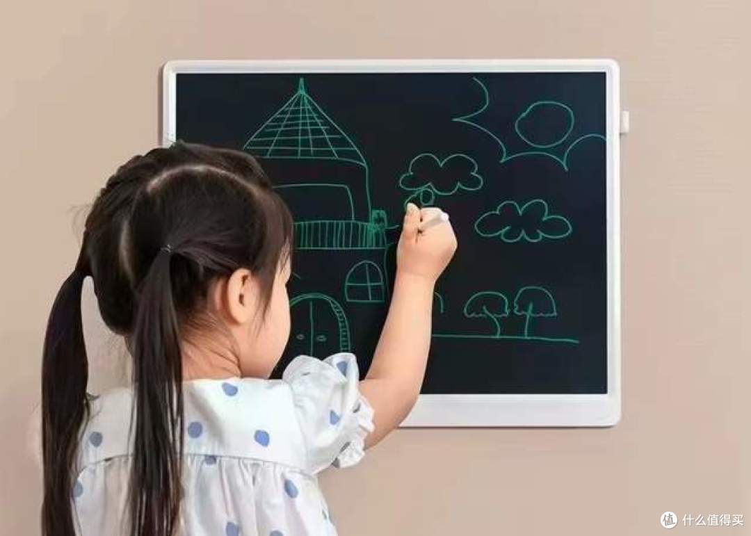 二手鱼塘惊现白菜价米家液晶小黑板!给孩子学习画画可以直接冲