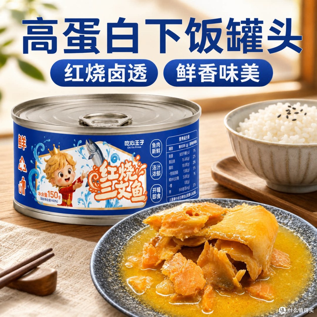红烧三文鱼罐头鱼肉开罐即食罐装佐餐家常下饭片片鱼肉方便速食