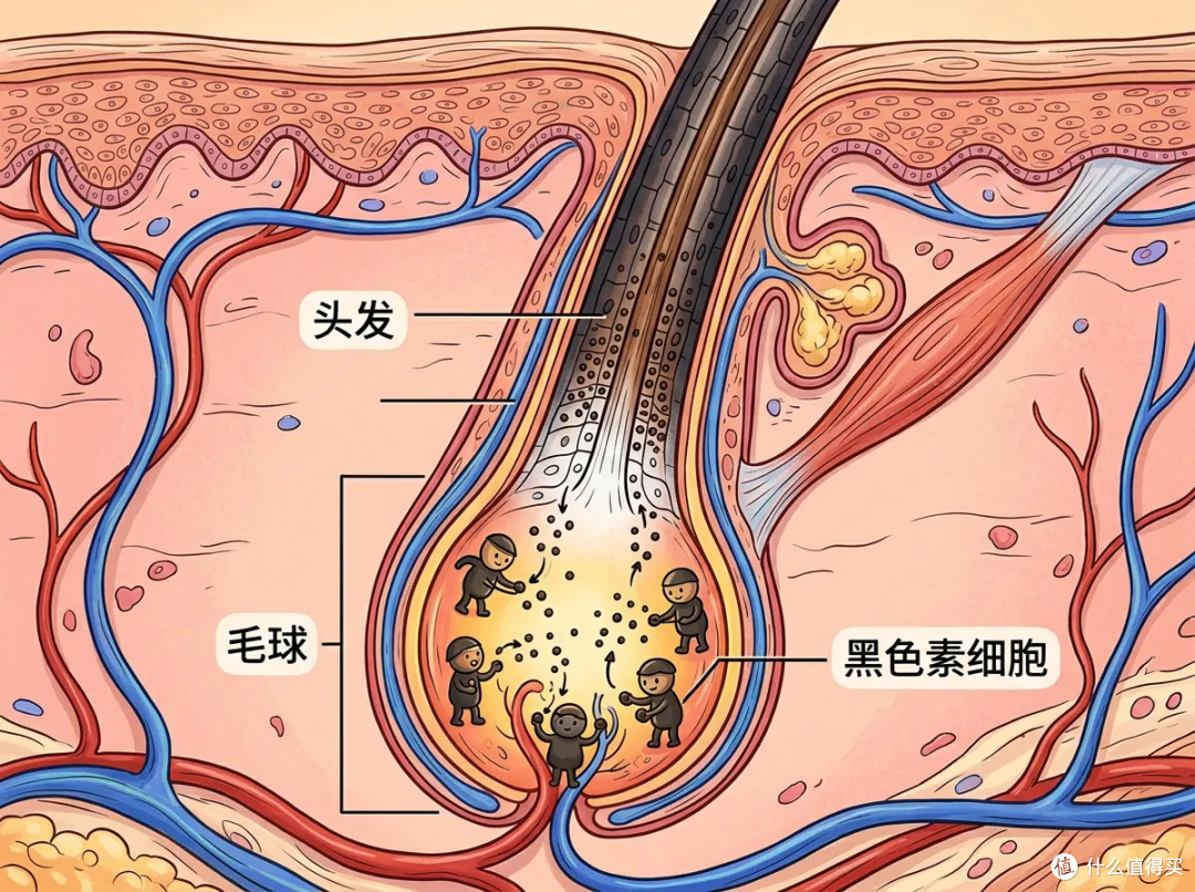 白头发不是变白的是长出来的!它产生是你的身体在保护你?