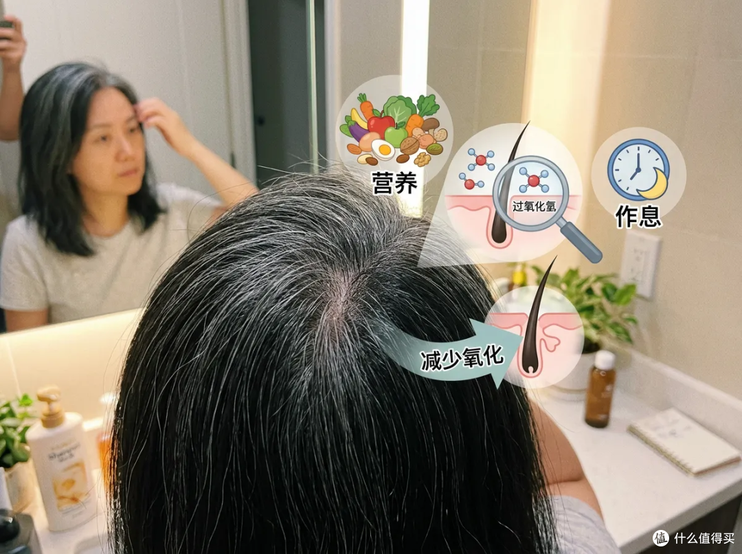 白头发不是变白的是长出来的!它产生是你的身体在保护你?