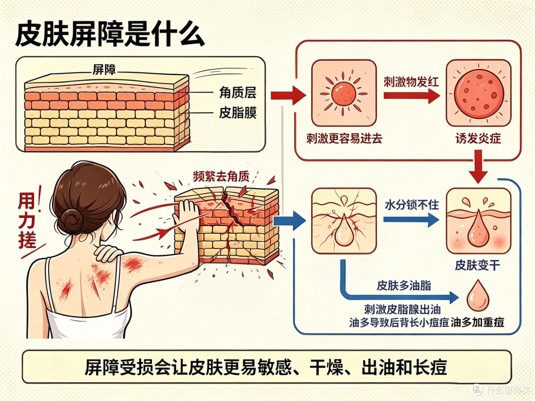 后背痒个不停还越长越多?可能压根不是痘