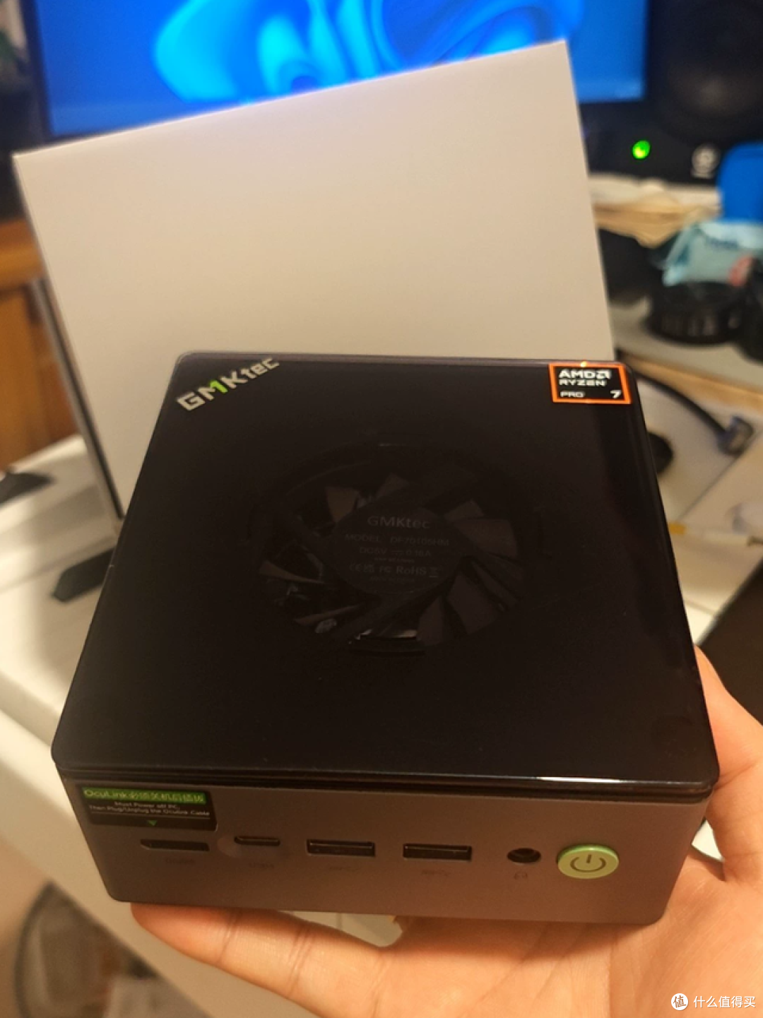 二手鱼塘惊现6850H极摩客M7小主机!前置OCuLink+双2.5W网口仅960