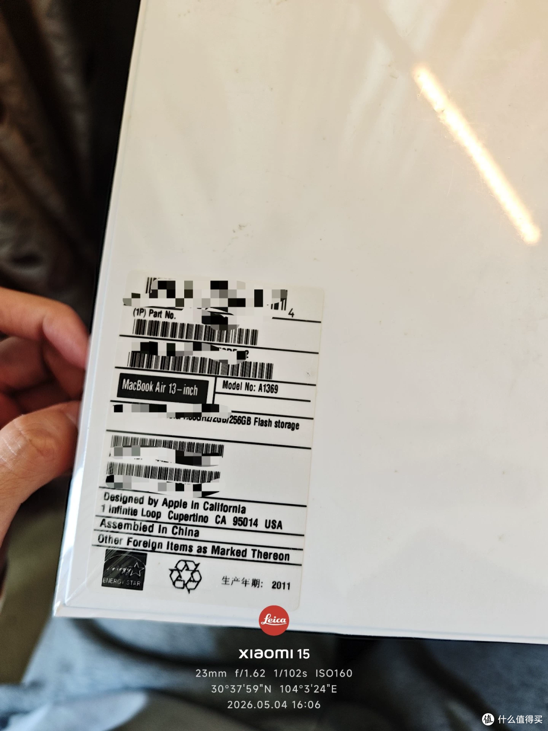 2000元买2011款MacBook Air全新未拆封，电池早死了